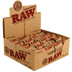 Raw Cuerda Hemp Wick 3 metros