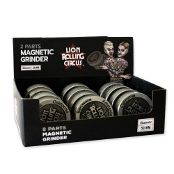 Grinder Metal 2 partes Lion Rolling Circus (12 uds)