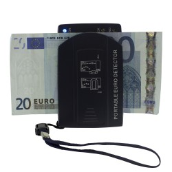 Detector de billetes falsos HE 50 portátil