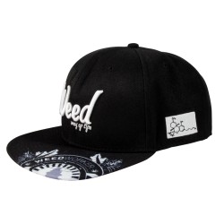 Gorra plana Way of life by WeedWorker Negra