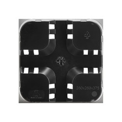 Maceta 18x18x22,5 5L Negra Reforzada